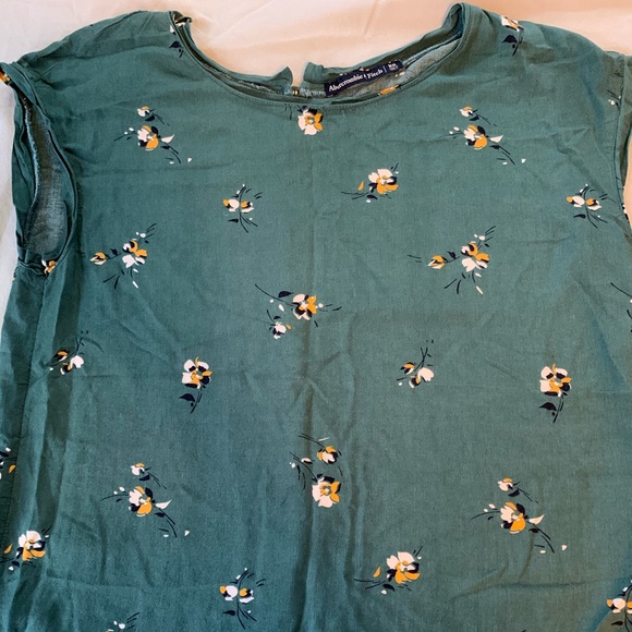 Abercrombie and Fitch canvas floral top - Picture 3 of 4